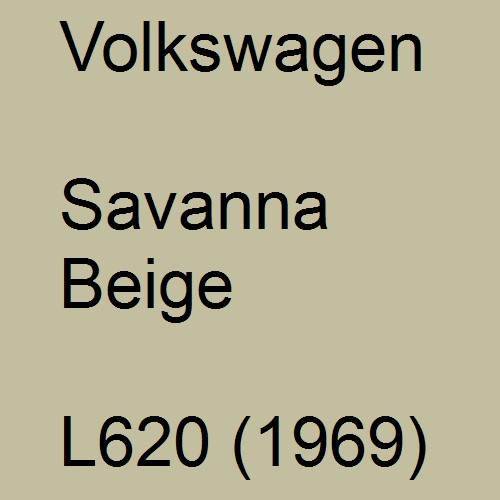 Volkswagen, Savanna Beige, L620 (1969).